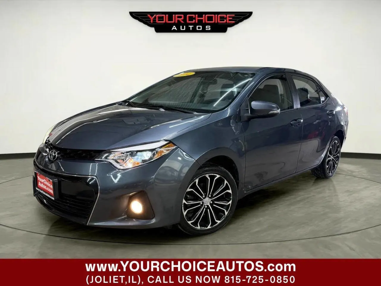 Blue 2014 Toyota Corolla L 4dr Sedan 4A for sale in Joliet, IL