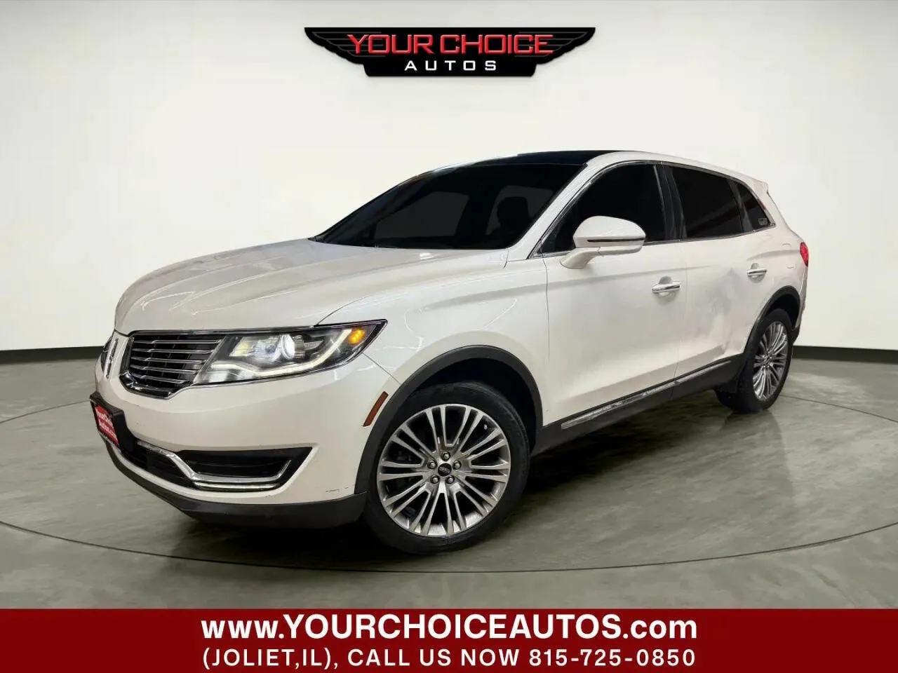White 2016 Lincoln MKX Reserve for sale in Joliet, IL