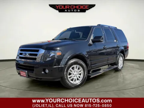 Black 2012 Ford Expedition Limited for sale in Joliet, IL
