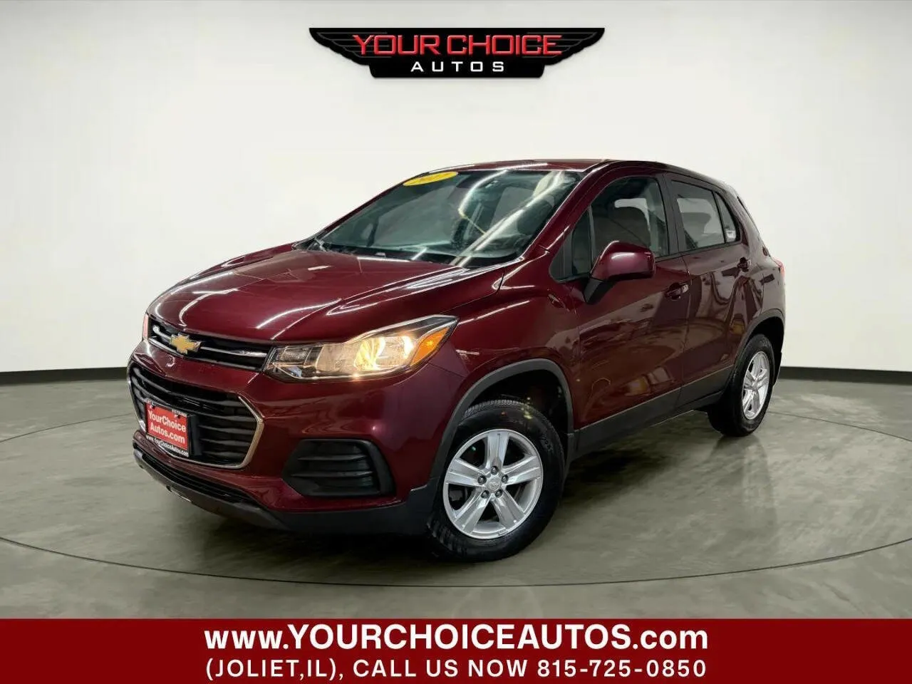 Red 2017 Chevrolet Trax LS for sale in Joliet, IL