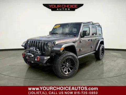 Gray 2019 Jeep Wrangler Unlimited Rubicon for sale in Joliet, IL