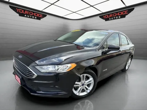 Black 2018 Ford Fusion Hybrid SE for sale in Joliet, IL
