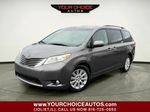 Gray 2014 Toyota Sienna XLE 7 Passenger AWD 4dr Mini Van for sale in Joliet, IL