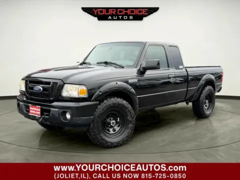 Black 2011 Ford Ranger Sport 4x4 4dr SuperCab for sale in Joliet, IL
