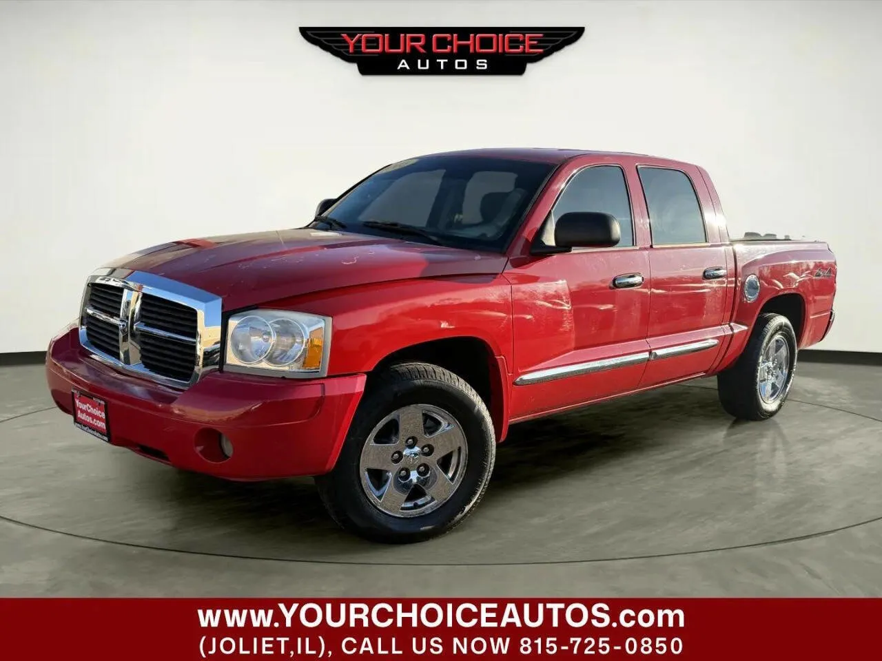 Red 2005 Dodge Dakota SLT for sale in Joliet, IL