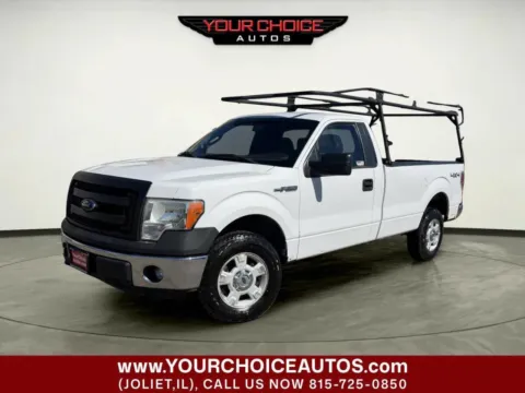 White 2014 Ford F-150 XLT 4x4 2dr Regular Cab Styleside 6.5 ft. SB for sale in Joliet, IL