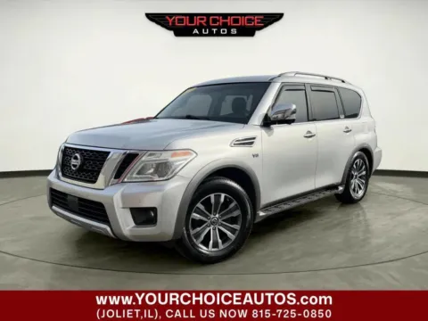 Silver 2017 Nissan Armada SL for sale in Joliet, IL