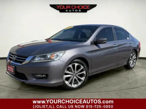 Silver 2015 Honda Accord Sedan Sport for sale in Joliet, IL