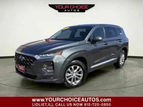 Green 2019 Hyundai Santa Fe SEL for sale in Joliet, IL