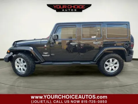 Photos of 2012 Jeep Wrangler Unlimited Sahara 4x4 4dr SUV for sale in Joliet, IL at Your Choice Autos - Joliet