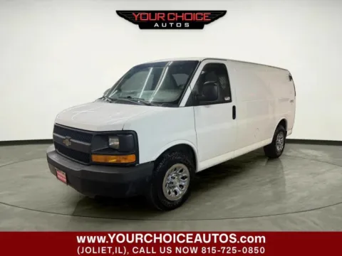 White 2014 Chevrolet Express Cargo Van 1500 AWD 3dr Cargo Van for sale in Joliet, IL