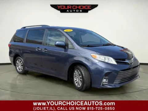 Blue 2020 Toyota Sienna XLE 8 Passenger 4dr Mini Van for sale in Joliet, IL