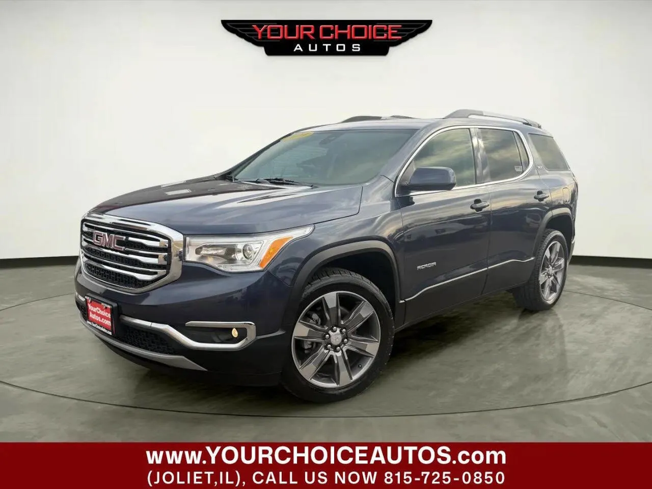 Blue 2019 GMC Acadia SLT for sale in Joliet, IL