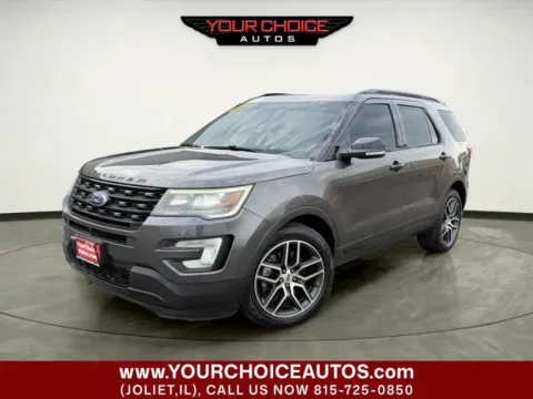 Black 2017 Ford Explorer Sport for sale in Joliet, IL