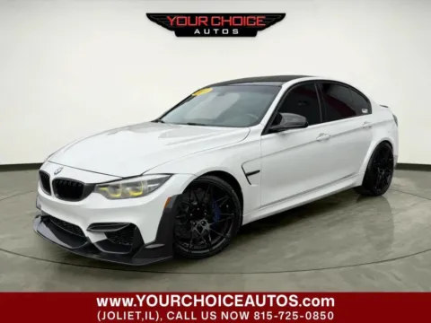 White 2018 BMW M3 Base 4dr Sedan for sale in Joliet, IL