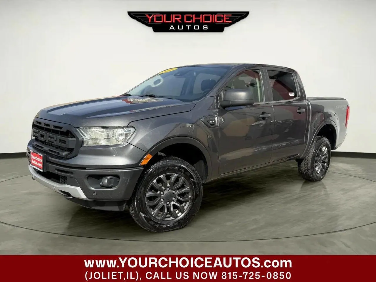 Gray 2019 Ford Ranger XLT 4x4 4dr SuperCrew 5.1 ft. SB for sale in Joliet, IL