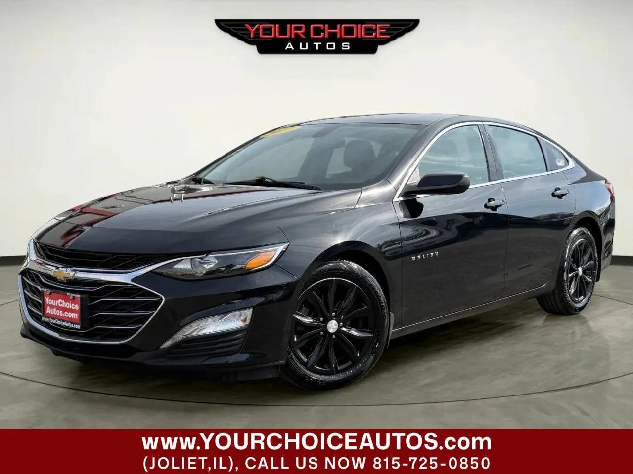 Black 2019 Chevrolet Malibu LT for sale in Joliet, IL