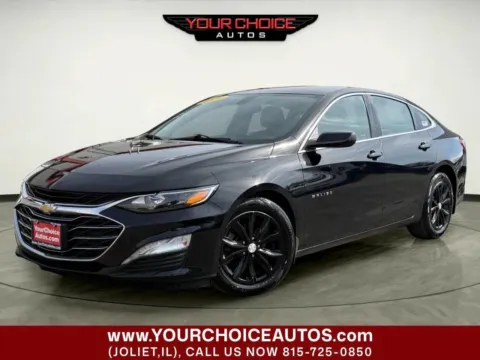 Black 2019 Chevrolet Malibu LT for sale in Joliet, IL
