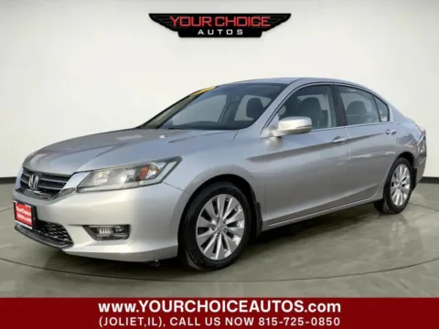 Silver 2014 Honda Accord Sedan EX-L for sale in Joliet, IL
