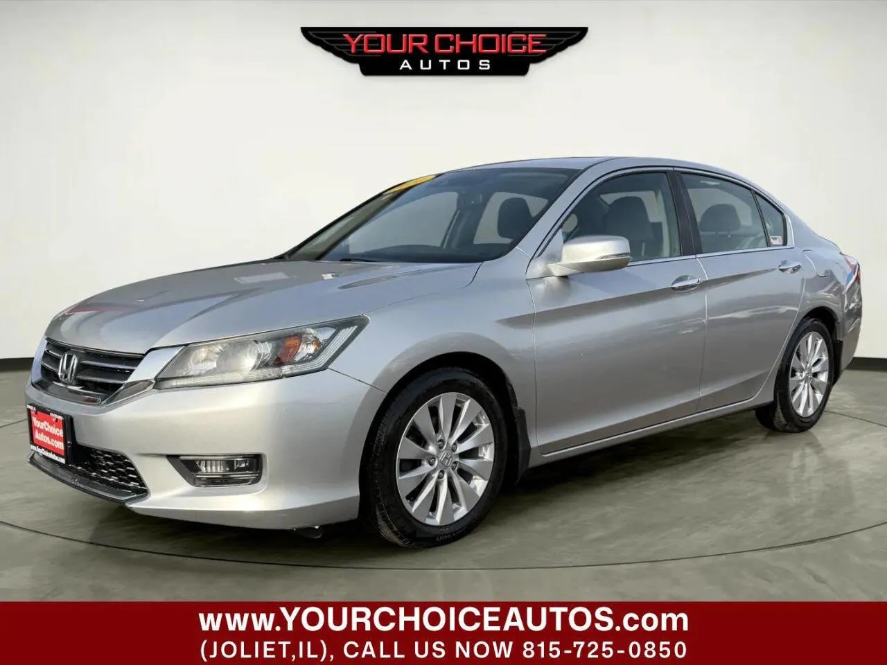 Silver 2014 Honda Accord Sedan EX-L for sale in Joliet, IL
