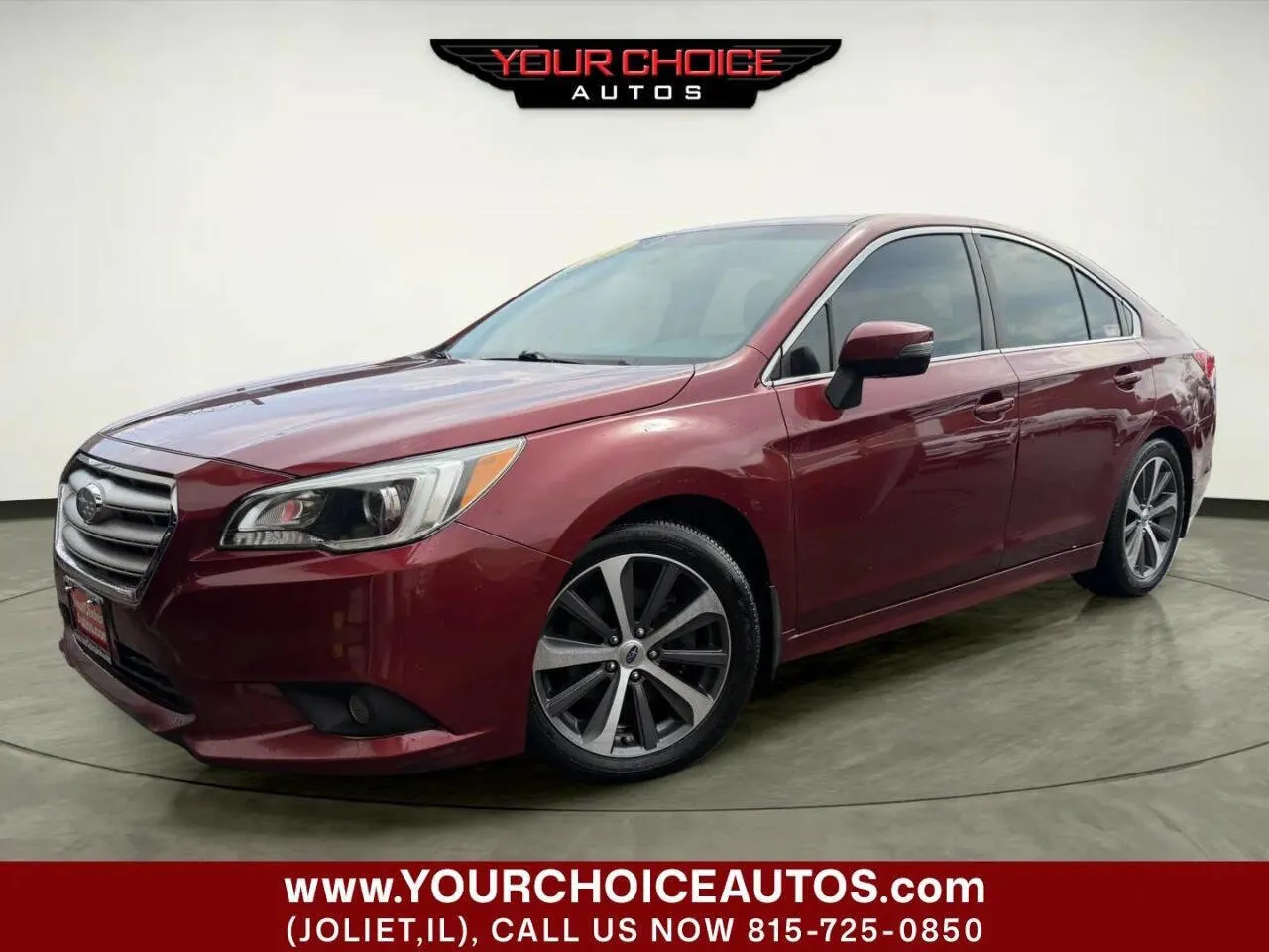 Red 2015 Subaru Legacy 3.6R Limited for sale in Joliet, IL