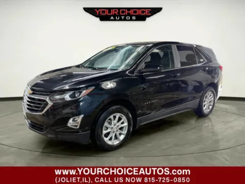 Black 2021 Chevrolet Equinox LT for sale in Joliet, IL