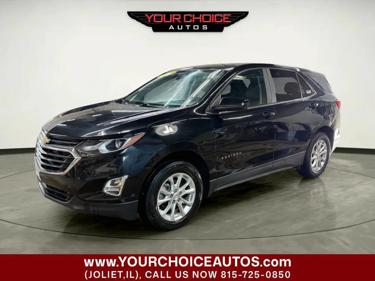 Black 2021 Chevrolet Equinox LT for sale in Joliet, IL