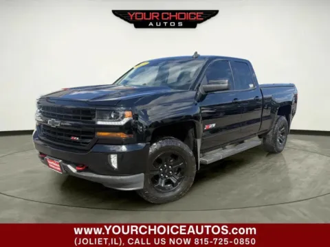 Black 2017 Chevrolet Silverado 1500 LT for sale in Joliet, IL