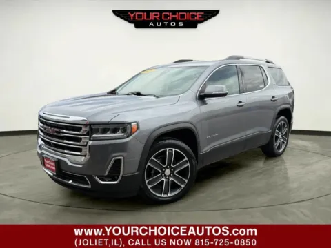 Gray 2021 GMC Acadia SLT for sale in Joliet, IL