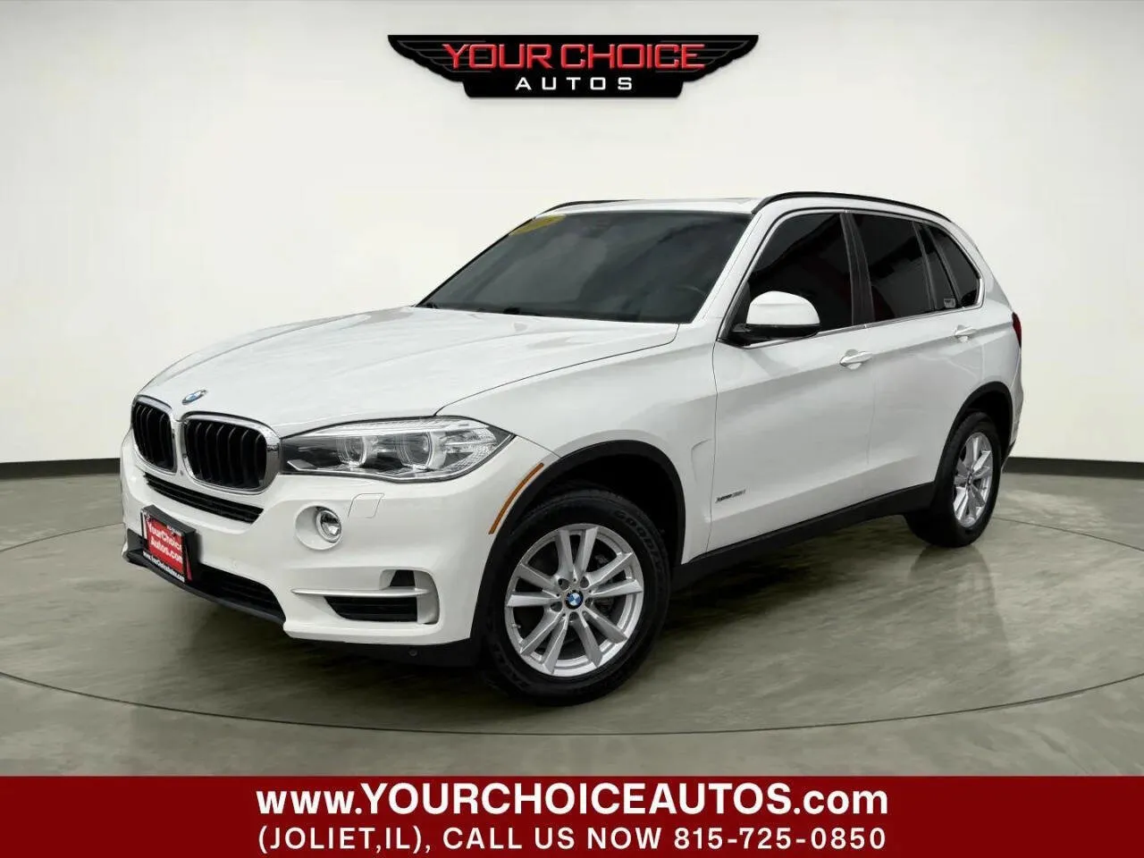 White 2015 BMW X5 xDrive35i for sale in Joliet, IL