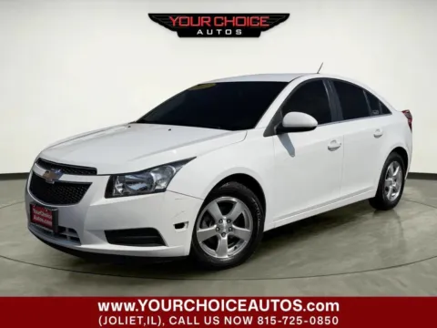 White 2012 Chevrolet Cruze LT w/1LT for sale in Joliet, IL