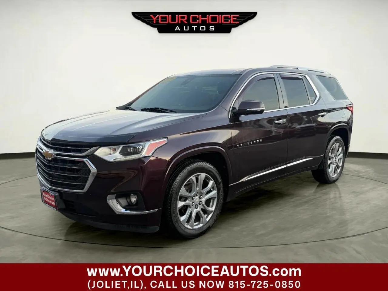 Black 2019 Chevrolet Traverse Premier for sale in Joliet, IL