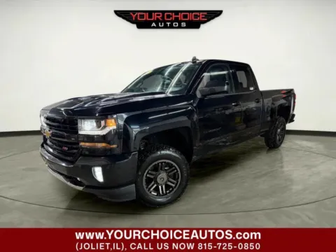 Black 2017 Chevrolet Silverado 1500 LT for sale in Joliet, IL
