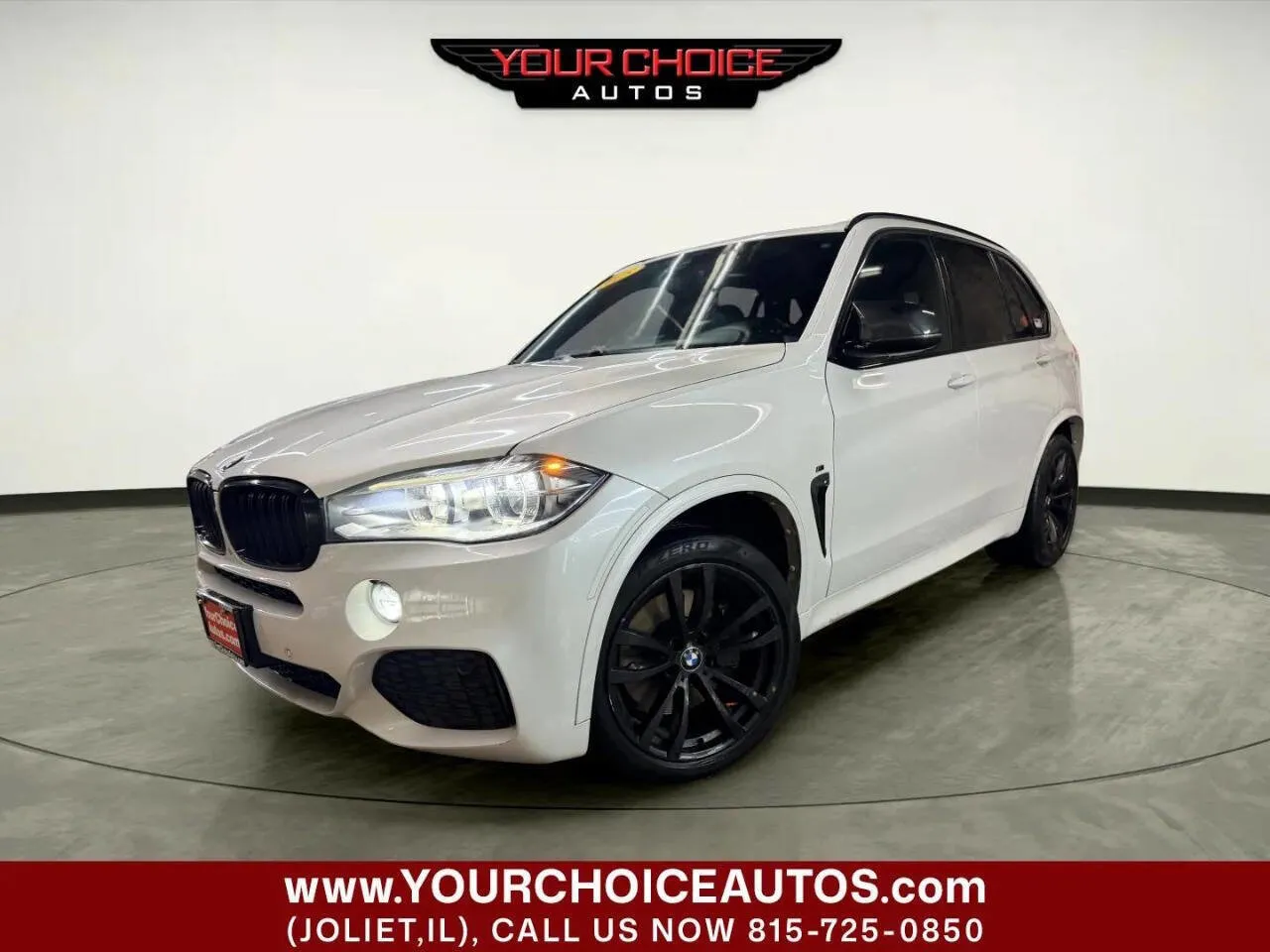 White 2015 BMW X5 xDrive50i for sale in Joliet, IL