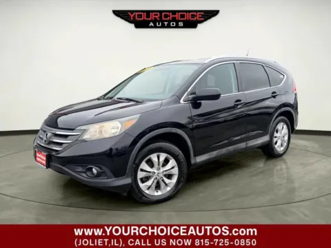 Black 2014 Honda CR-V EX-L for sale in Joliet, IL
