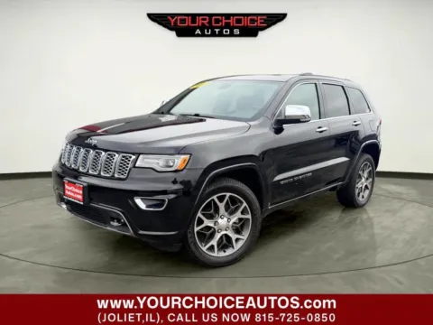 Black 2020 Jeep Grand Cherokee Overland for sale in Joliet, IL
