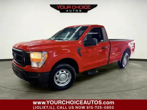 Red 2021 Ford F-150 XL 4x2 2dr Regular Cab 8 ft. LB for sale in Joliet, IL