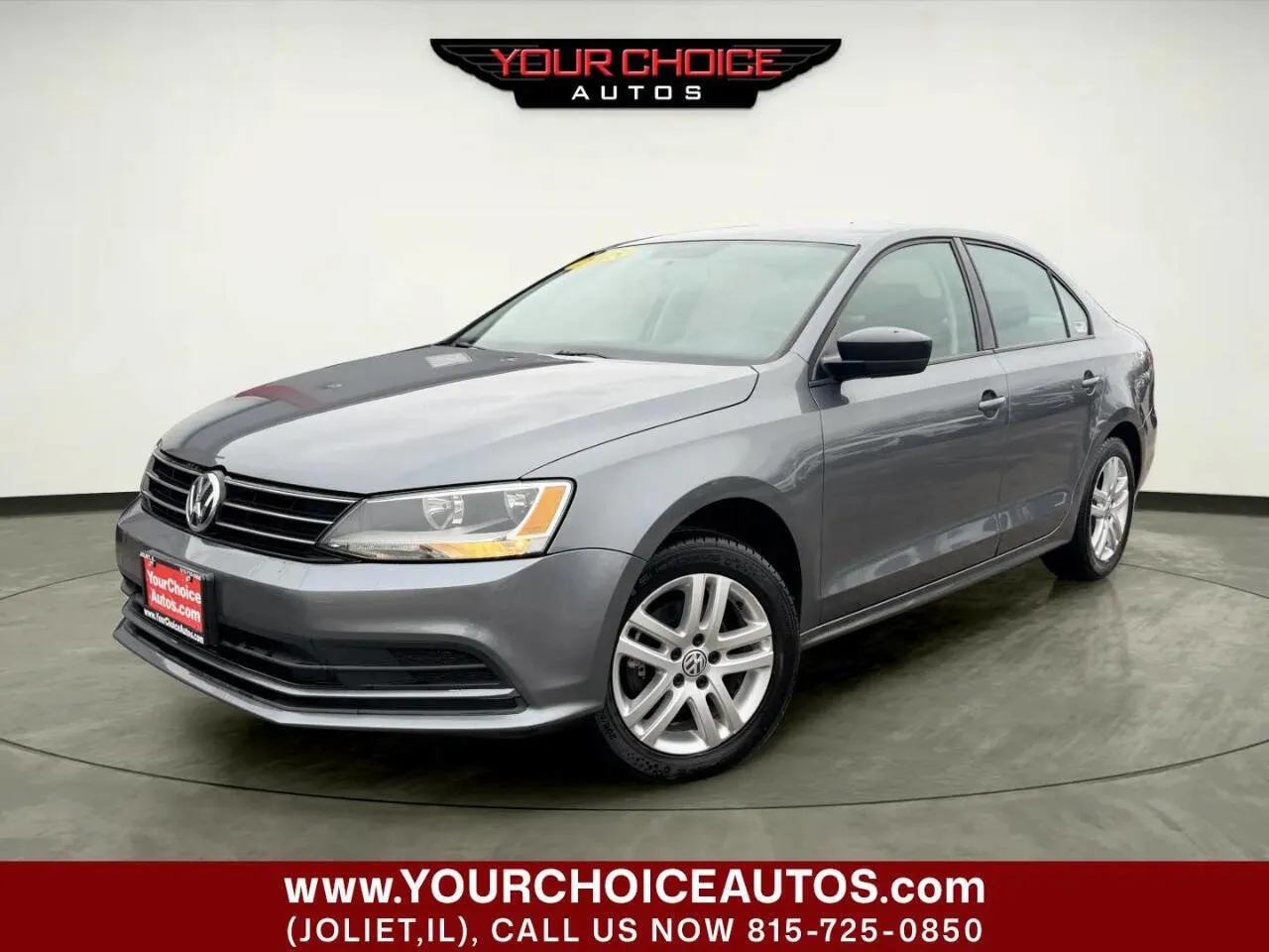 Gray 2015 Volkswagen Jetta Sedan S 4dr Sedan 6A for sale in Joliet, IL