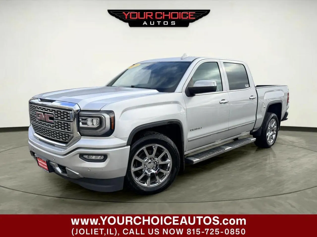 Silver 2018 GMC Sierra 1500 Denali for sale in Joliet, IL