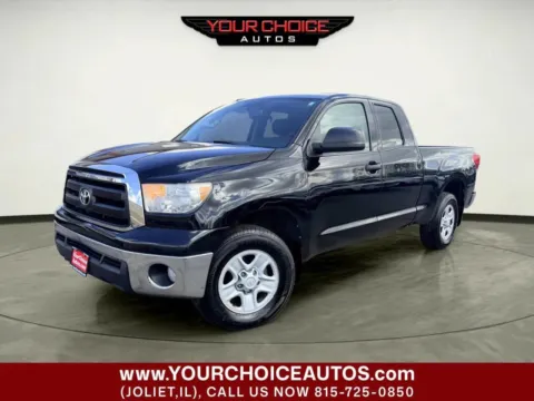 Black 2012 Toyota Tundra 4WD Truck Grade 4x4 4dr Double Cab Pickup SB (5.7L V8 FFV) for sale in Joliet, IL