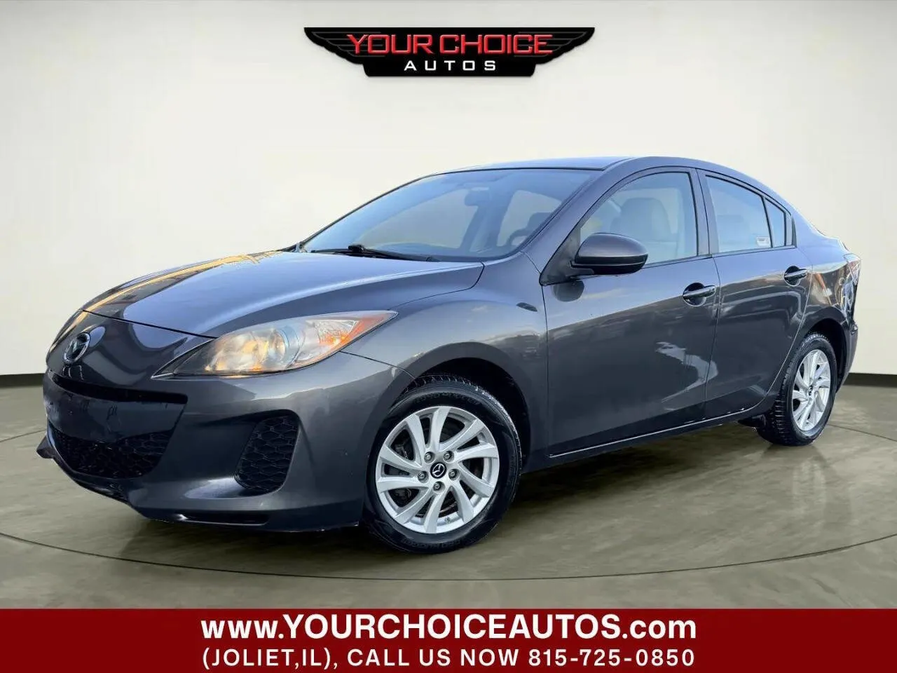Gray 2013 Mazda Mazda3 i Touring for sale in Joliet, IL