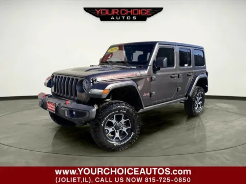 Gray 2019 Jeep Wrangler Unlimited Rubicon for sale in Joliet, IL