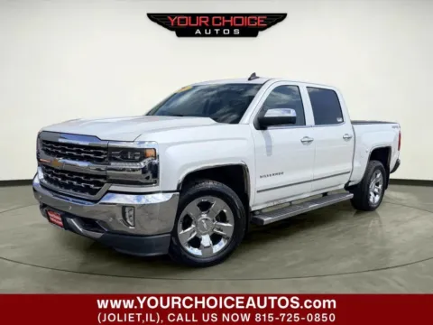 White 2017 Chevrolet Silverado 1500 LTZ for sale in Joliet, IL