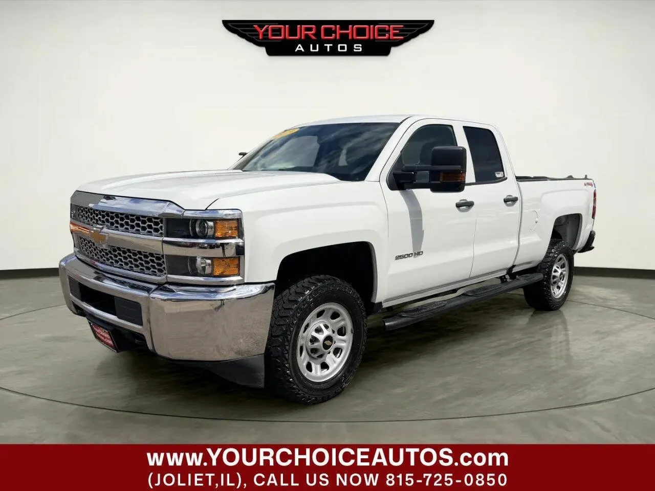 White 2019 Chevrolet Silverado 2500 HD Work Truck for sale in Joliet, IL