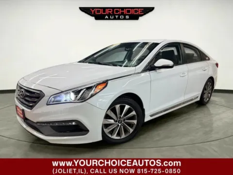 White 2017 Hyundai Sonata Sport for sale in Joliet, IL