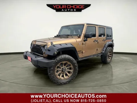 Brown 2015 Jeep Wrangler Unlimited Sport for sale in Joliet, IL