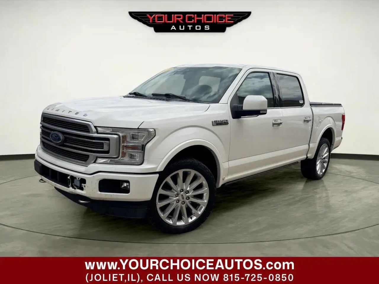 White 2019 Ford F-150 Limited for sale in Joliet, IL