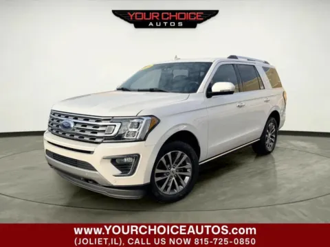 White 2018 Ford Expedition Limited for sale in Joliet, IL