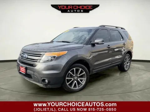 Gray 2015 Ford Explorer XLT for sale in Joliet, IL