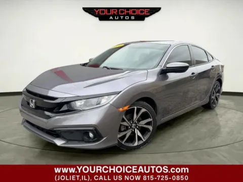 Gray 2021 Honda Civic Sedan Sport for sale in Joliet, IL
